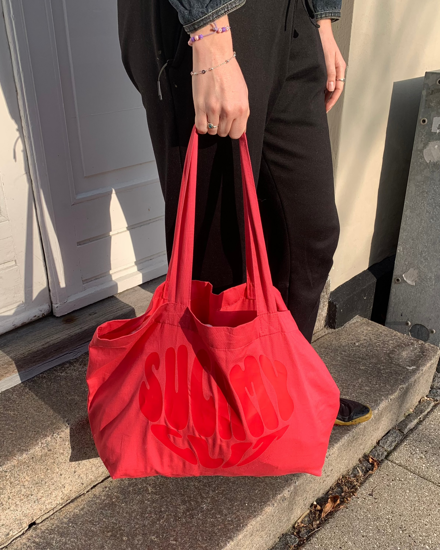 Suck My CLIT shopper // Pink